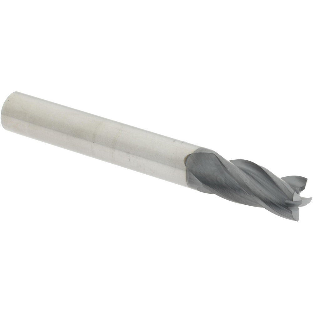 Accupro 95169080 Square End Mill 1/4" Dia, 1/2" LOC, 4 Flute, Solid Carbide