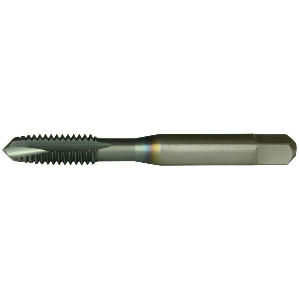 Greenfield Threading 330165 Spiral Point Tap 1/2-20 UNF, 3 Flutes, Plug Chamfer, 2B Class of Fit, High-Speed Steel, TiCN Coated