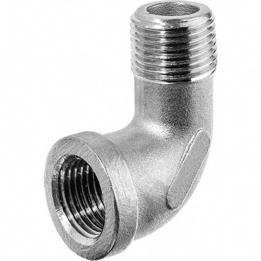 USA Industrials ZUSA-PF-16 Pipe 90 deg Street Elbow 1/4", 304 Stainless Steel