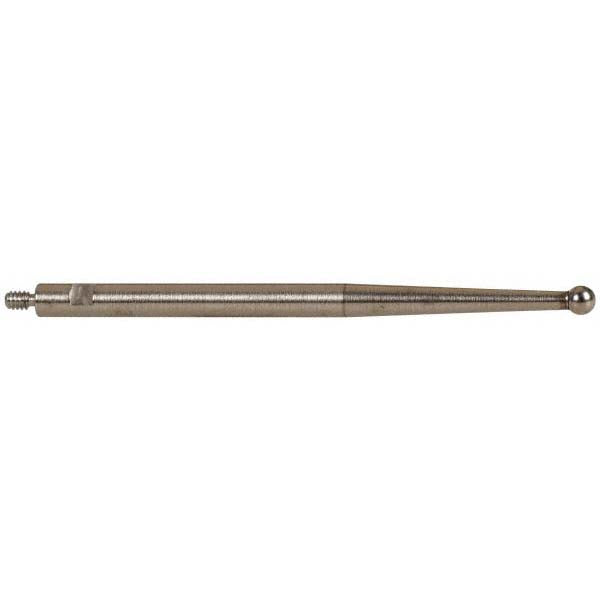 TESA Brown & Sharpe 599-7036-80 Test Indicator Ball Contact Point 2 mm Ball Dia, 36.51 mm Contact Point Length, Steel