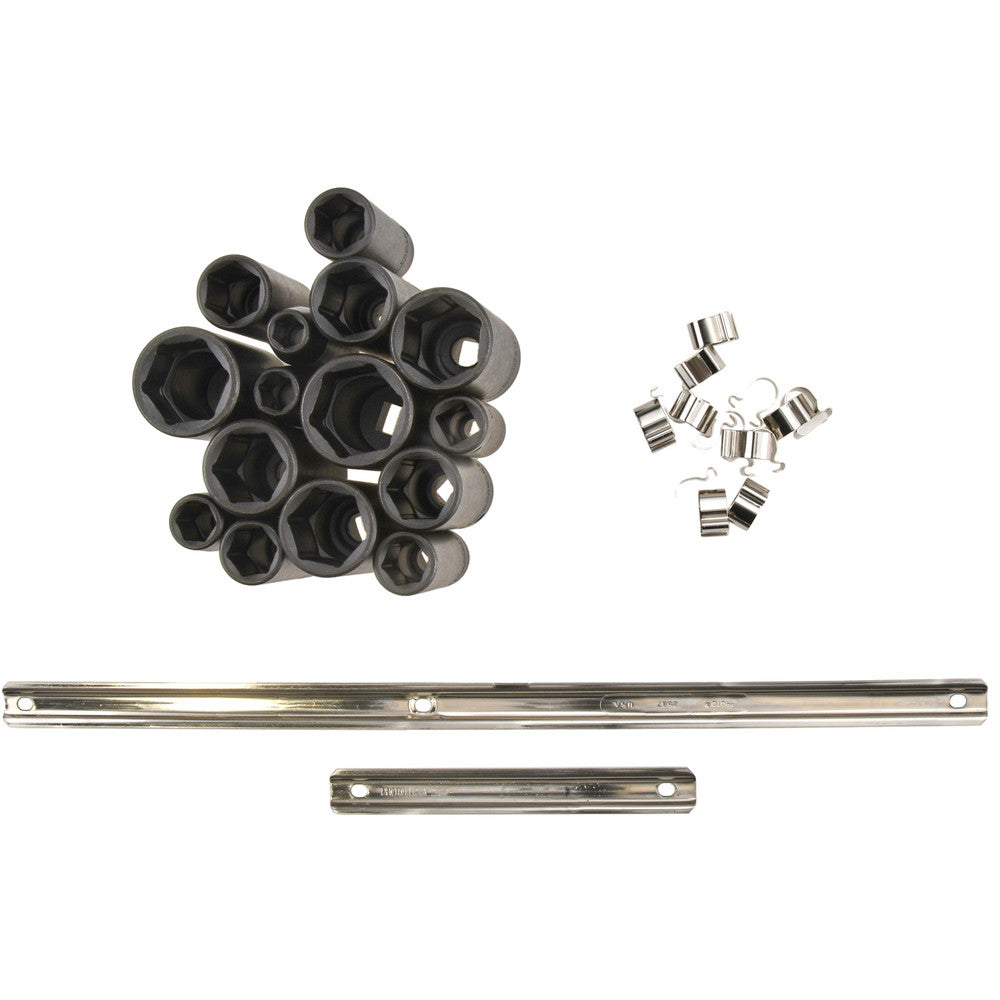 Proto J74114 Deep Impact Socket Set 15 Pc, 1/2" Drive, 3/8 to 1-1/4" Socket