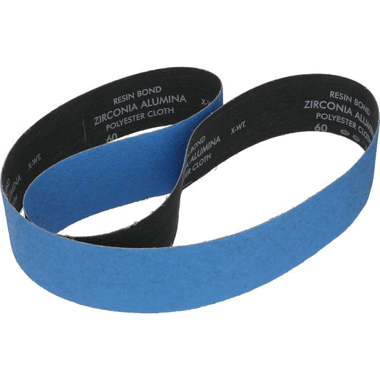 Norton 78072728692 Abrasive Belt 2-1/2" Wide, 60" Long, 60 Grit, Zirconia Alumina