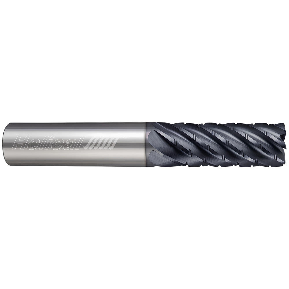 Helical Solutions 82507 Corner Radius End Mill 1/2" Dia, 2-1/2" LOC, 0.0300" Radius, 4 Flute, Solid Carbide