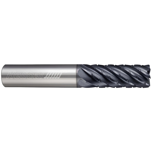 Helical Solutions 82507 Corner Radius End Mill 1/2" Dia, 2-1/2" LOC, 0.0300" Radius, 4 Flute, Solid Carbide