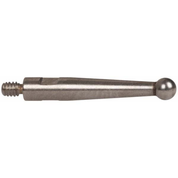 TESA Brown & Sharpe 599-7049 Test Indicator Ball Contact Point 2 mm Ball Dia, 12.7 mm Contact Point Length, Steel