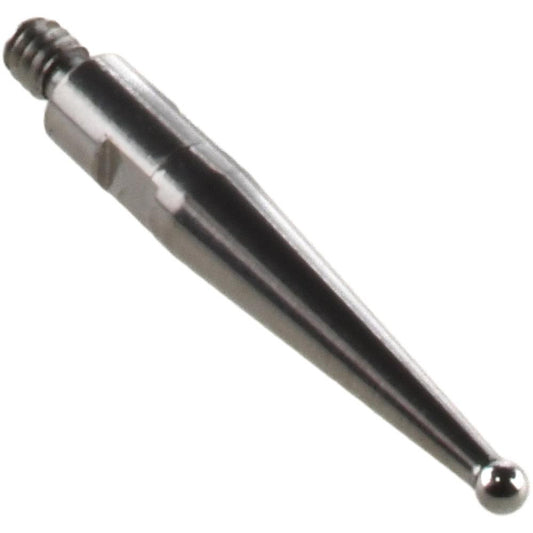 TESA Brown & Sharpe 599-7050 Test Indicator Ball Contact Point 1 mm Ball Dia, 12.7 mm Contact Point Length, Steel