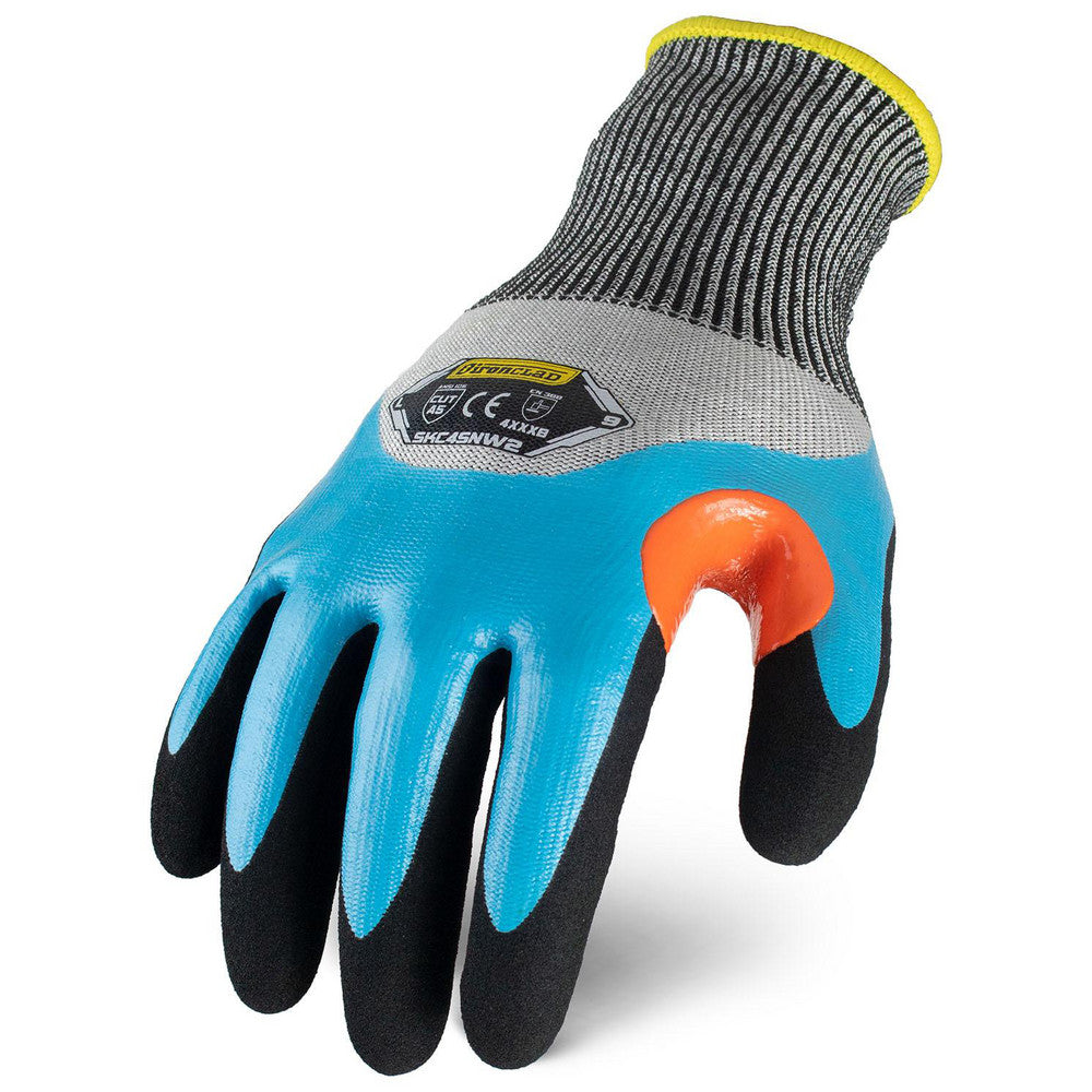 ironCLAD SKC4SNW2-06-XXL Puncture-Resistant Gloves  Size  2X-Large,  ANSI Cut  A7,  ANSI Puncture  4,  Nitrile,  HPPE Knit