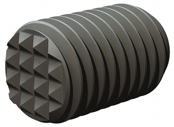 Fairlane HS-0500 Serrated Tooth, 1/2-20, 3/16" Internal Hex, 1-1/2" Thread Length, Black Oxide Finish, Fully Threaded, Adjustable Positioning Gripper
