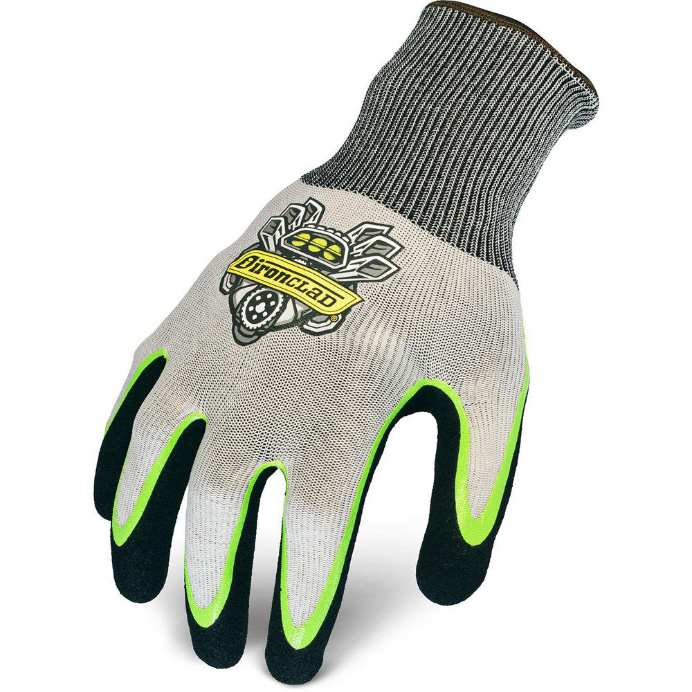 ironCLAD R-NTR-04-L Work Gloves ironCLAD NITRO, Size Large, Nitrile-Coated Polyester, General Purpose