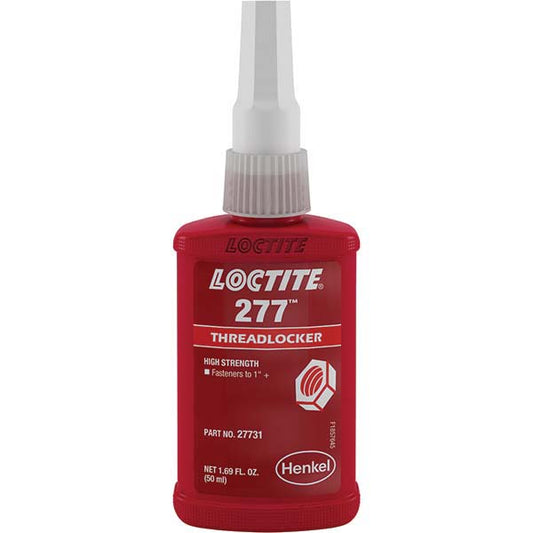 Loctite 88448 Threadlocker Red, Liquid, 50 mL, Bottle