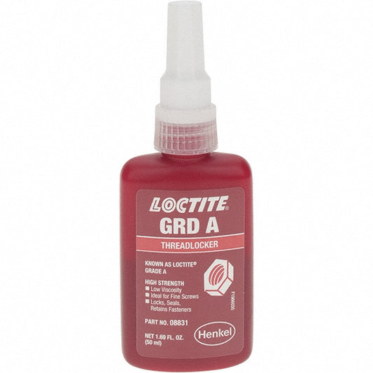Loctite 195899 Caulk & Sealant 50 mL Bottle, Red, Dimethacrylate Ester