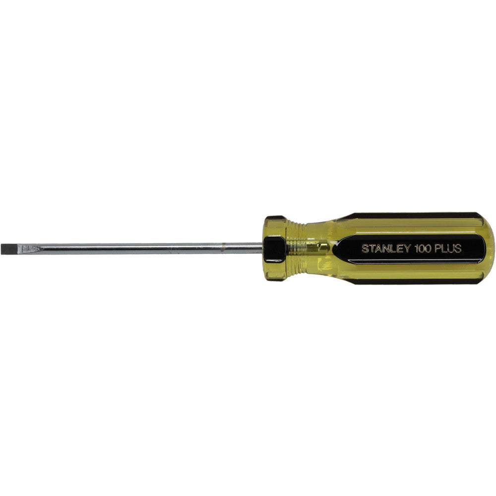 Stanley 66-113-A Slotted Screwdriver 1/8" Width, 5-1/2" OAL, 3" Blade Length