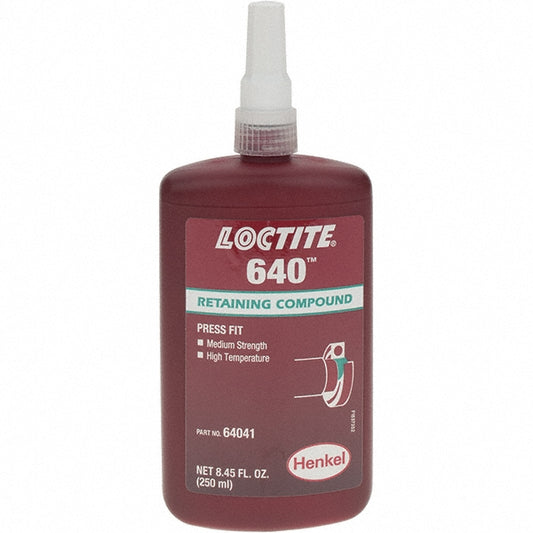 Loctite 135521 Retaining Compound 250 mL Bottle, Green, Liquid