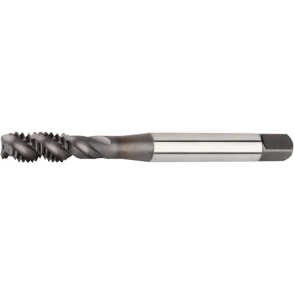 Widia 5436468 Spiral Flute Tap 5/8-11 UNC, 3 Flutes, Modified Bottoming, 2B Class of Fit, Carbide, TiCN Coated