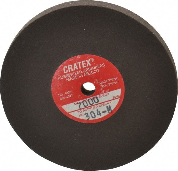 Cratex 304 M Surface Grinding Wheel 3" Dia, 1/4" Thick, 1/4" Hole