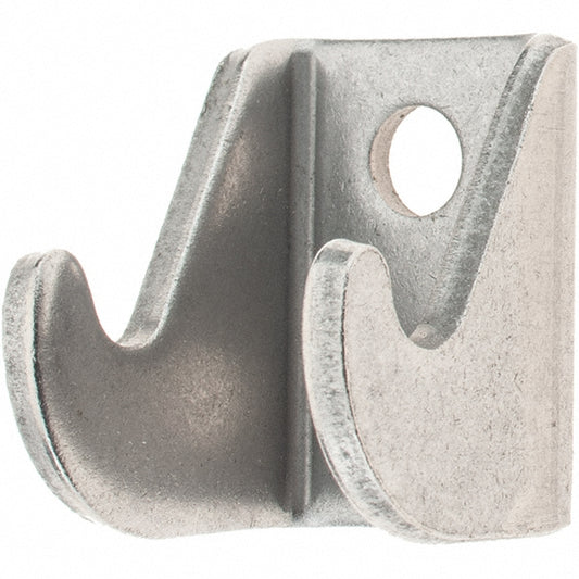De-Sta-Co 341905 2,000 Lb Capacity, 0.16" Mounting Hole, Stainless Steel Clamp Latch Plate & Hook Assembly