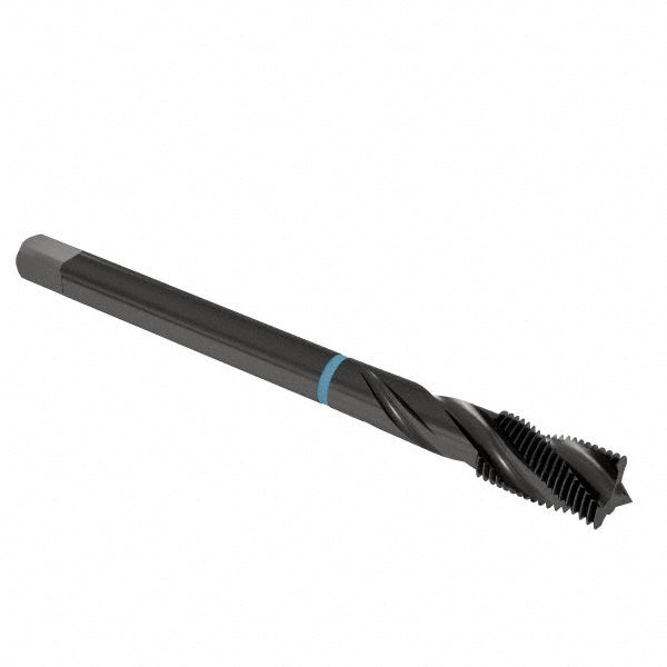 Emuge C0503200.0112 Spiral Flute Tap M12x1.75 Metric Coarse, 3 Flutes, Modified Bottoming, 6H Class of Fit, Cobalt, Oxide Coated