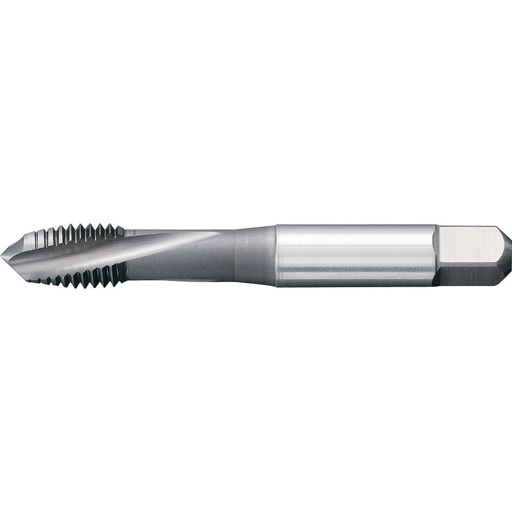 Widia 3955013 Spiral Flute Tap M6x1 Metric, 3 Flutes, Plug, 6HX Class of Fit, Powdered Metal, CrC/C Coated