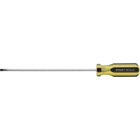 Stanley 66-116-A Slotted Screwdriver 1/8" Width, 8-1/2" OAL, 6" Blade Length