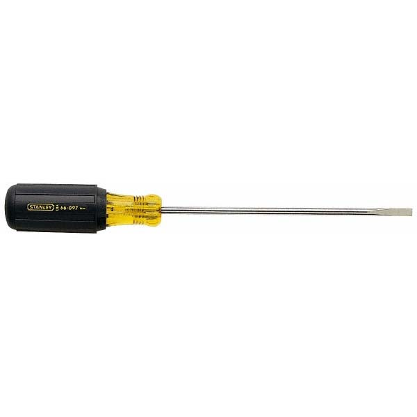 Stanley 66-097 Slotted Screwdriver 3/16" Width, 9-3/4" OAL, 6" Blade Length