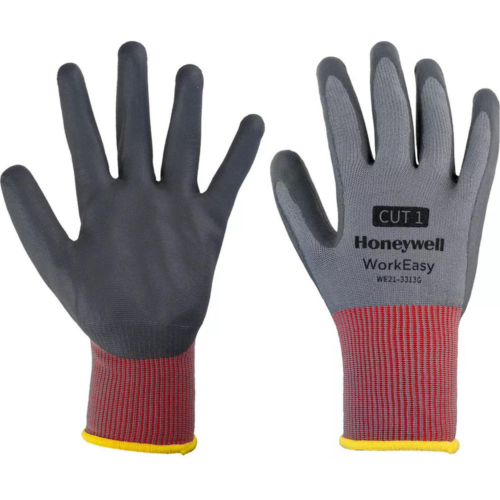 Honeywell WE21-3113G-6/XS Cut & Puncture Resistant Gloves Style Knit  Coating Material Polyurethane  Coating Coverage Palm & Fingertips  Glove Type Cut, Puncture & Abrasion-Resistant  ANSI/ISEA Cut Resistance Level A1  Primary Material Polyester
