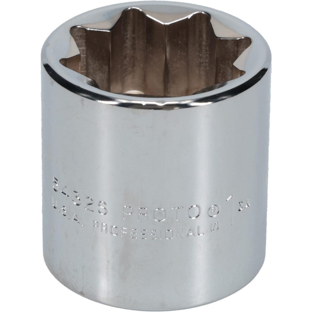 Proto J5432S Hand Socket 1" Socket, 8-Point