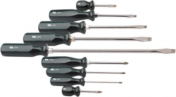 SK 86006 Screwdriver Set 9 Pc, Phillips & Slotted