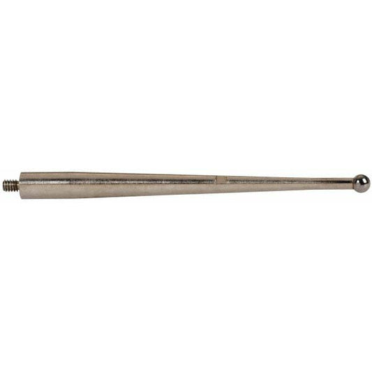 TESA Brown & Sharpe 18.60212 Test Indicator Ball Contact Point 2 mm Ball Dia, 38.1 mm Contact Point Length, Carbide
