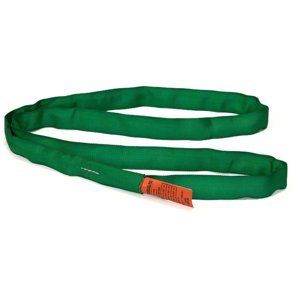 Stren-Flex ERS2-08 Round Sling 1.8" Wide, 8' Long, 5,300 lb Vertical, 4,240 lb Choker, 10,600 lb Basket, Polyester