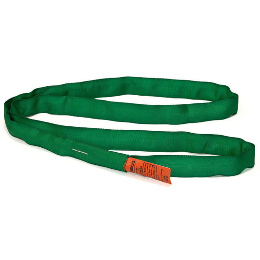 Stren-Flex ERS2-08 Round Sling 1.8" Wide, 8' Long, 5,300 lb Vertical, 4,240 lb Choker, 10,600 lb Basket, Polyester