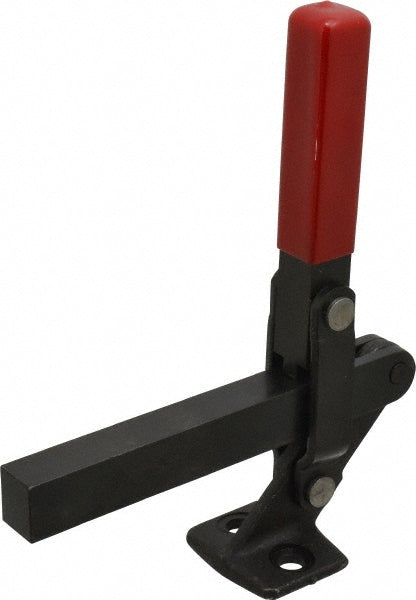 De-Sta-Co 528 Manual Hold-Down Toggle Clamp Vertical, 1,000 lb Capacity, Solid Bar, Flanged Base