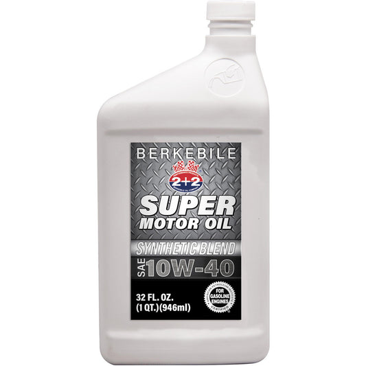 Berkebile B10W41-6 Motor Oil Type Synthetic Blend Engine Oil  Container Size 32fl oz  Grade 10W-40  Base Oil Synthetic Blend  Color Amber