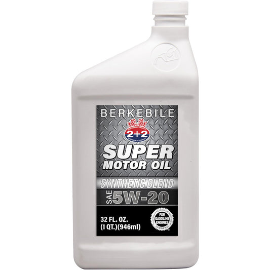 Berkebile B5W21-6 Motor Oil Type Synthetic Blend Engine Oil  Container Size 32fl oz  Grade 5W-20  Base Oil Synthetic Blend  Color Amber
