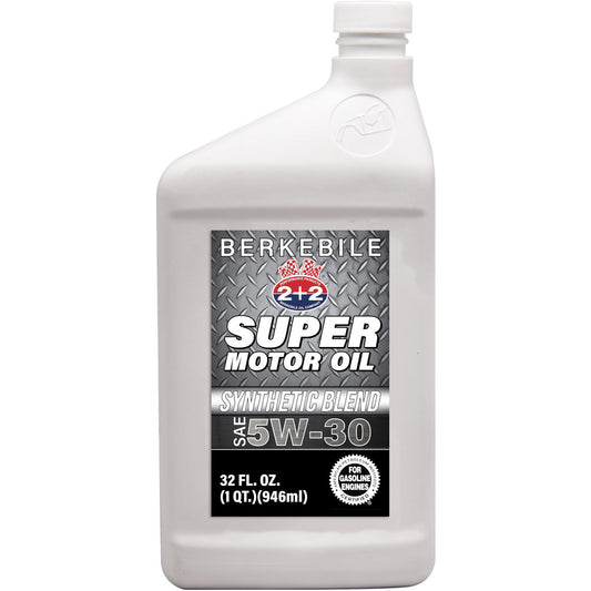 Berkebile B5W31-6 Motor Oil Type Synthetic Blend Engine Oil  Container Size 32fl oz  Grade 5W-30  Base Oil Synthetic Blend  Color Amber