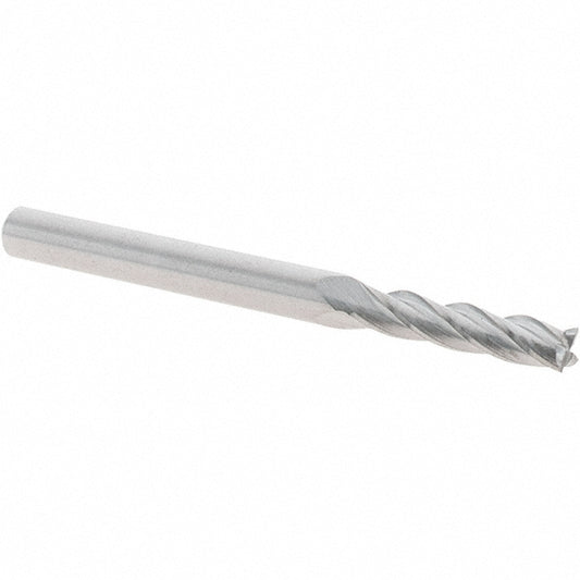 Fullerton Tool Co. 32007 Square End Mill 7/64" Dia, 1/2" LOC, 4 Flute, Solid Carbide
