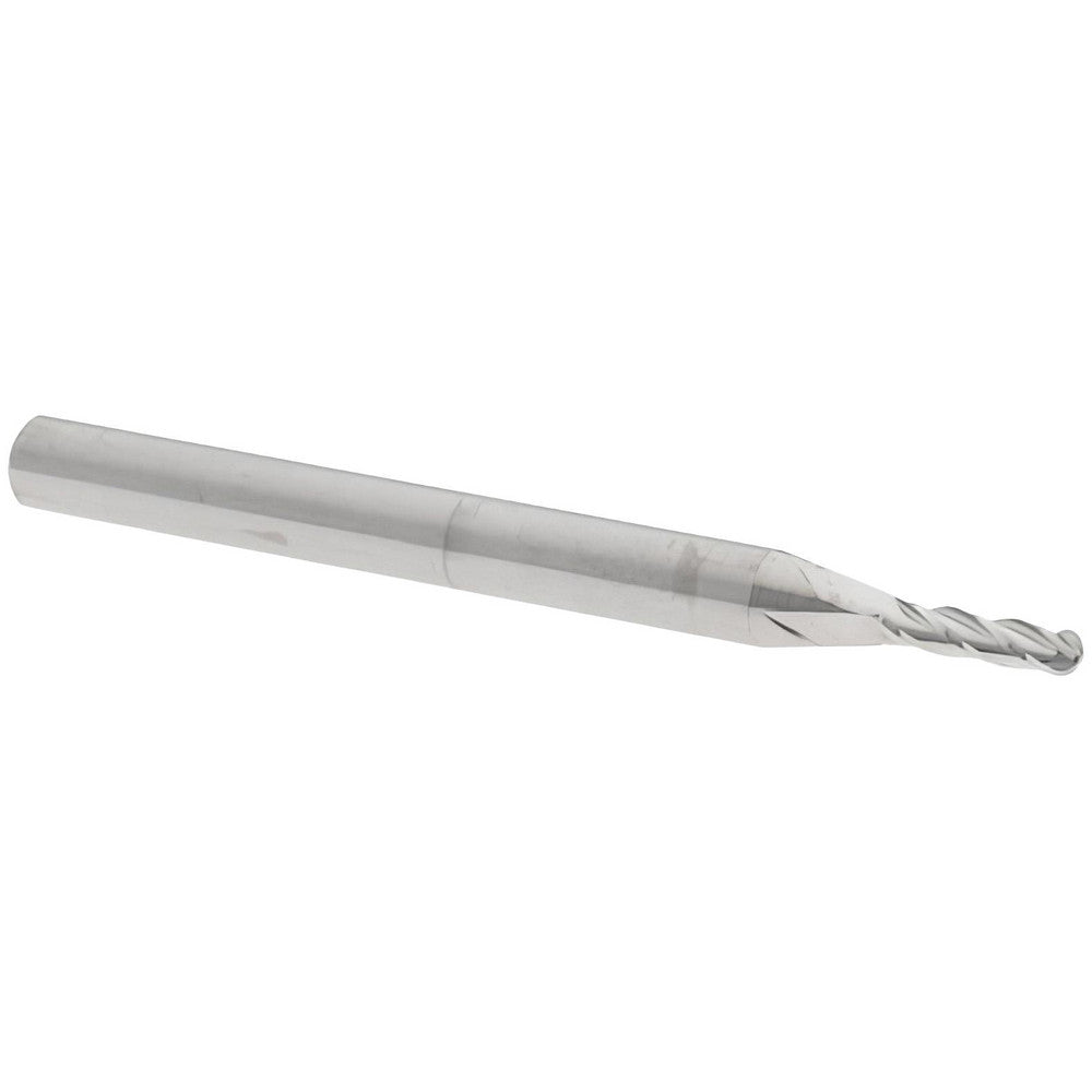Value Collection 32032 Ball End Mill 0.0625" Dia, 0.25" LOC, 4 Flute, Solid Carbide