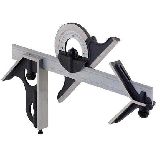 Fowler 52-370-012-0 4 Piece, 12" Combination Square Set