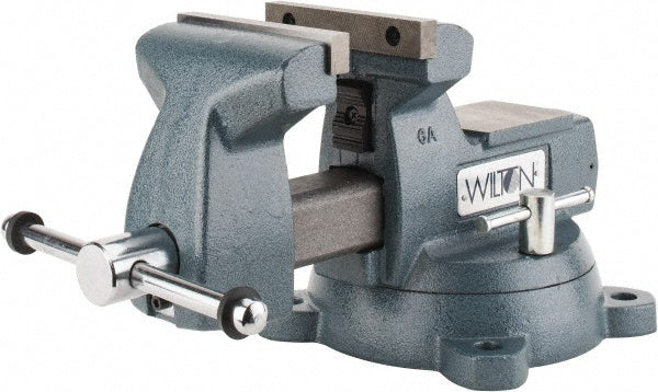 Wilton 21500 Bench & Pipe Combination Vise 6" Jaw Width, 5-3/4 in Jaw Opening, 4-1/8 in Throat Depth
