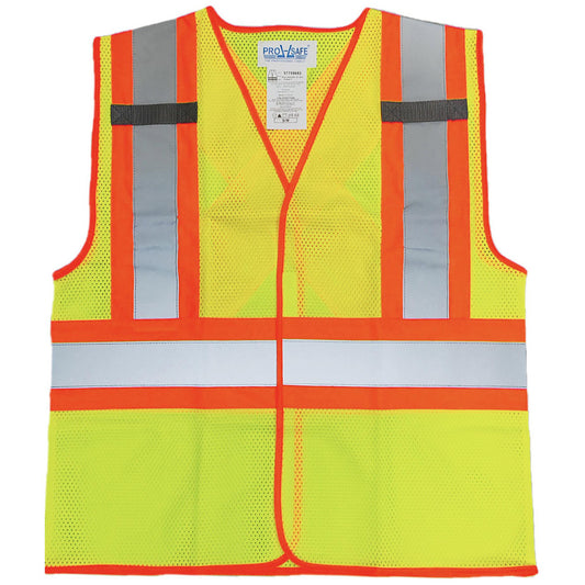 PRO-SAFE PS245-4 High Visibility Vest  Small, Public Safety Vest,  ANSI Class 2