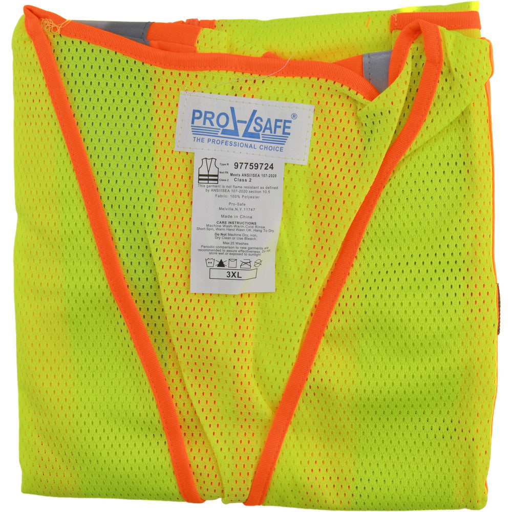 PRO-SAFE YGM245-2 High Visibility Vest  3X-Large, Public Safety Vest,  ANSI Class 2