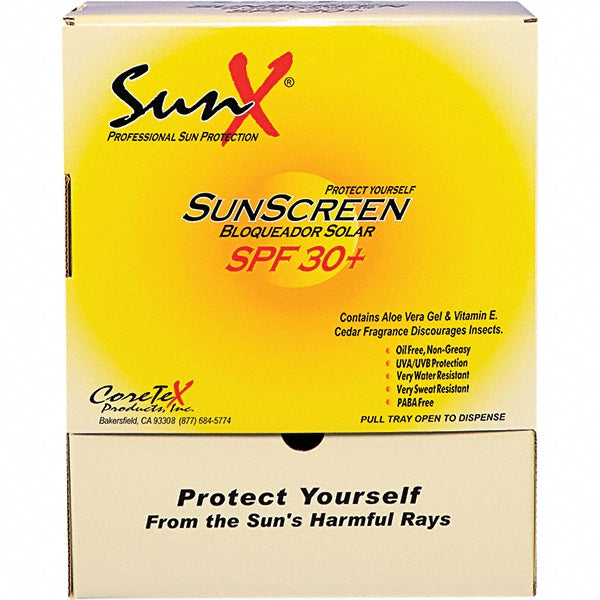 SunX PFYCT91664 0.25 oz 100 Pack 30 SPF Sunscreen