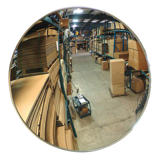 Vestil CNVX-26 Safety, Traffic & Inspection Mirrors Mirror Type Convex  Shape Round  Mirror Material Glass  Overall Diameter (Decimal Inch - 4 Decimals) 26.0000  Indoor Or Outdoor Indoor  