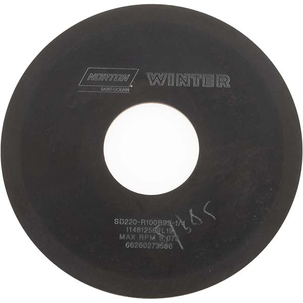 Norton 66260273586 Surface Grinding Wheel 4" Dia, 1/16" Thick, 1-1/4" Hole, 220 Grit