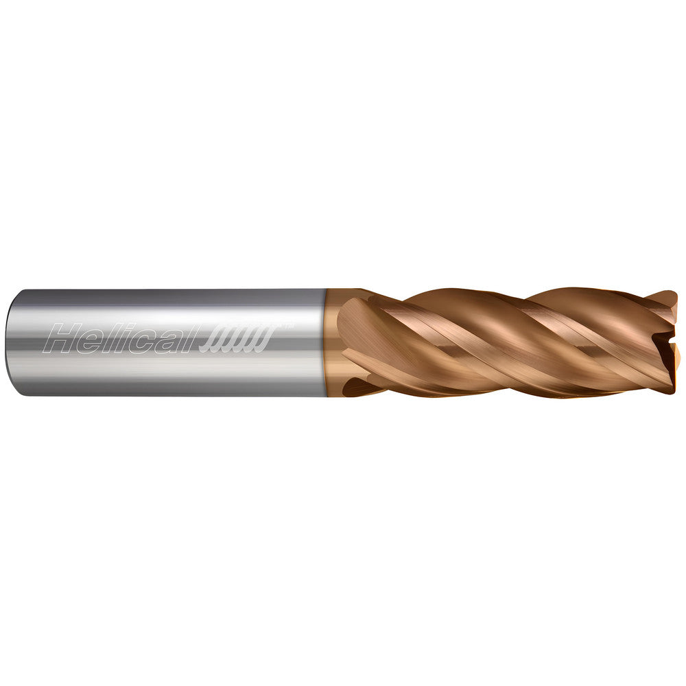 Helical Solutions 48436 Corner Radius End Mill 1/2" Dia, 1-5/8" LOC, 0.0300" Radius, 3 Flute, Solid Carbide