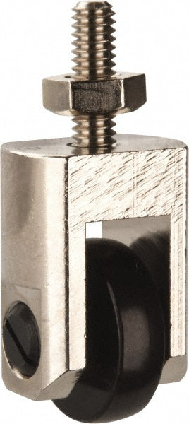 Mitutoyo 901954 Drop Indicator Roller Contact Points M2.5x0.45 Thread, 0.4000" Dia, 0.6000" Point Length, Steel