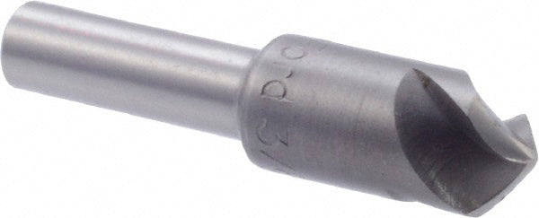 M.A. Ford 92037504 Countersink 3/8" Head Dia, 100.00 deg Included Angle, 3 Flute, High-Speed Steel, Right Hand Cut