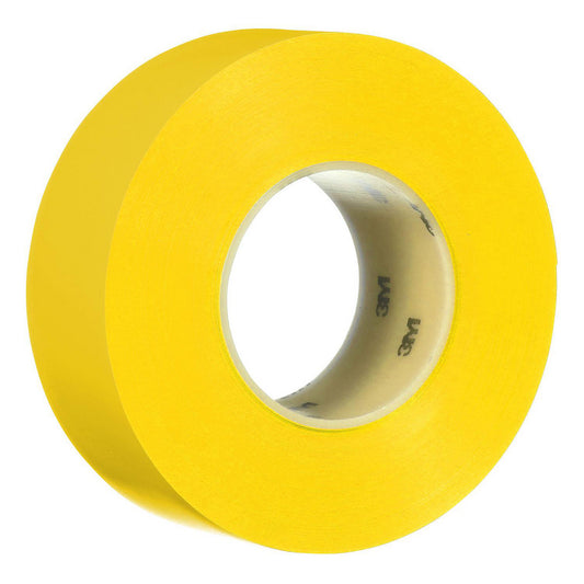 3M 7100249185 Floor & Egress Marking Tape & Strips Surface Type Heavy Duty Anti-Skid  Color Yellow  Material Vinyl  Adhesive Material Rubber  Application Floor and Safety Marking  Width (Inch) 2