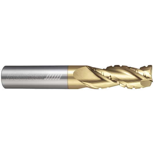 Helical Solutions 82077 Corner Radius End Mill 1/2" Dia, 1-5/8" LOC, 0.0300" Radius, 6 Flute, Solid Carbide