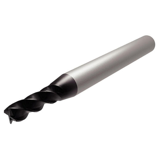 Widia 6830075 Corner Chamfer End Mill 12 mm Dia, 24 mm LOC, 4 Flutes, 0.3 mm Chamfer Width, Solid Carbide