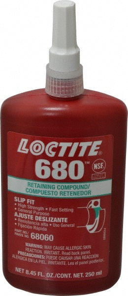 Loctite 1835196 Retaining Compound 250 mL Bottle, Green, Liquid